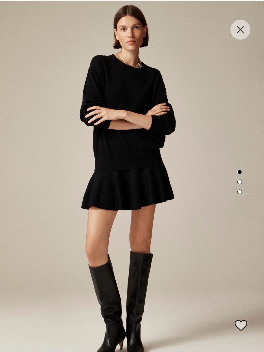 J. Crew Cashmere Relaxed Crewneck Sweater